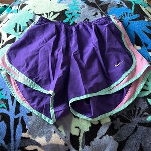 Purple & Seafoam Nike Running Shorts